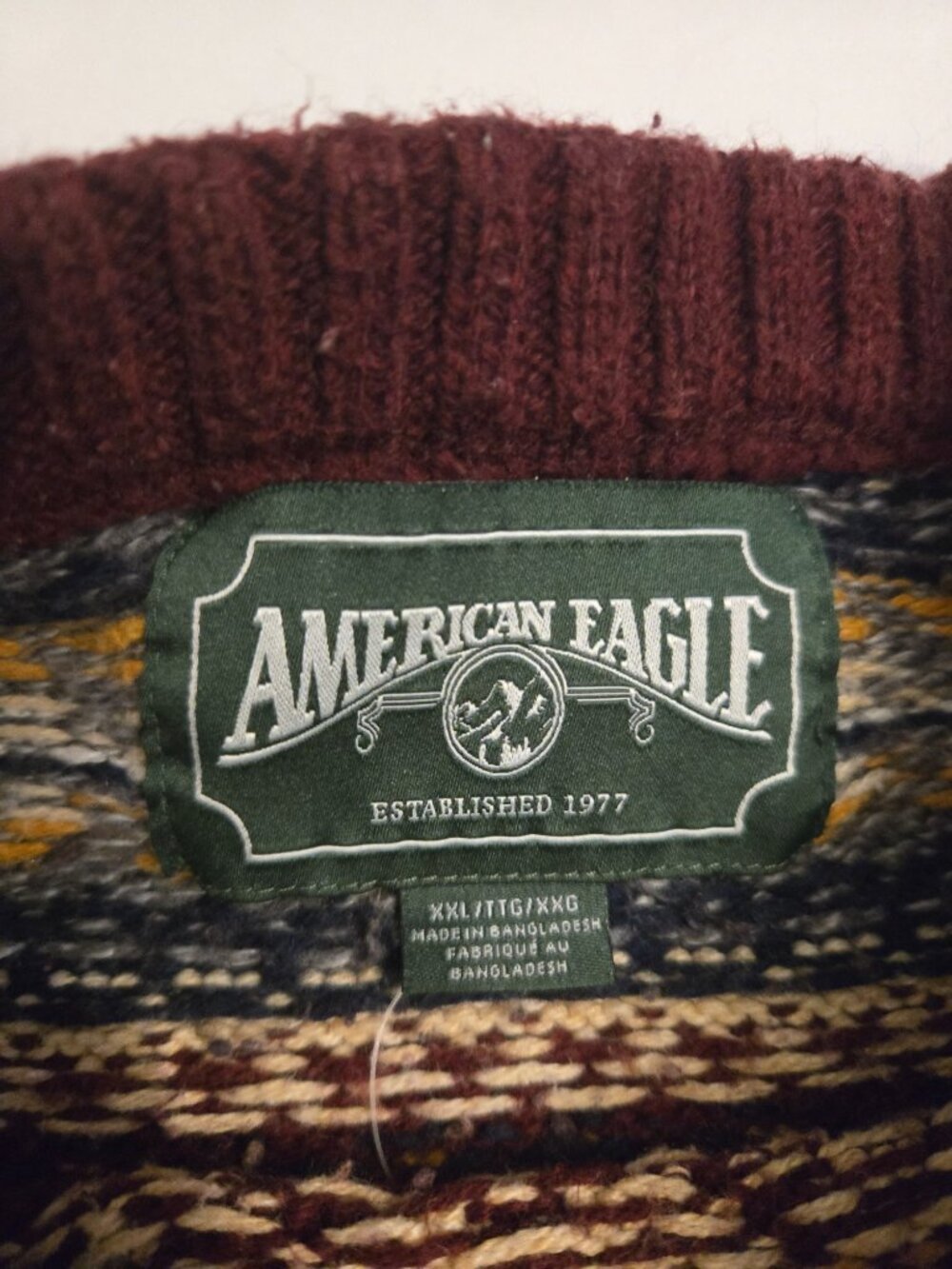 American Eagle Men's Sweater XXL - Picture 2 of 3